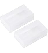 Ymiko Battery Organizer Storage Box, 2PCS Battery Storage Case 20700/21700 Battery Box Container ...