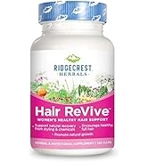 RidgeCrest Herbals Hair ReVive, Natural Defense Fights Women's Hair Loss, 120 Capsules