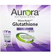 Aurora Nutrascience Micro-Pack Liposomal Glutathione, Immune System Support, Antioxidant, 500 mg ...