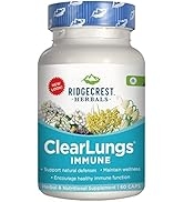 Ridgecrest Herbals ClearLungs Immune, 60 Cap