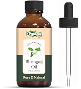 Organic Zing Bhringraj Oil Pure & Natural for Skin, Face, Hair Care & Massage - 30ml