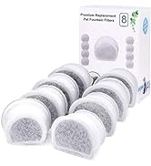 YOUTHINK Pet Fountain Filters, 8-Pack Pet Water Fountain Replacement Filters for Drinkwell Avalon...