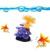 YOUTHINK Aquarium Decoration, Silicone Fish Tank Decorations Aquarium Coral Ornament Fish Tank Pl...