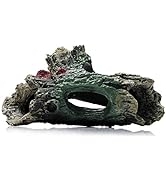 YOUTHINK Fish Tank Decorations, Aquarium Ornament Wood Fish Hideout Cave Fish Tank Decor Trunk Lo...