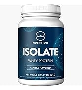 MRM Nutrition Isolate Whey Protein | Vanilla Flavored | 24g Protein | Added BCAAs + Glutamine | w...