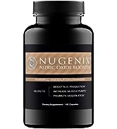 Nugenix Nitric Oxide Booster Supplement - Nitric Oxide Flow, L-Arginine, L-Citrulline, Pine Bark ...