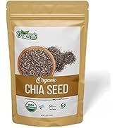 ORGANIC ZING Organic Chia Seeds - Plant-Based Omegas 3 and Protein, Perfect for Smoothies, Salads...