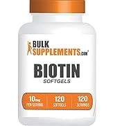 BULKSUPPLEMENTS.COM Biotin 10000mcg Softgels - Vitamin B7 Biotin - Biotin Supplement - Biotin Vit...