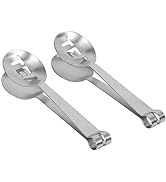 Tea Bag Squeezer, 12CM Lightweight Stainless Steel Teabag Tongs Squeezer Strainer Grip Home Kitch...