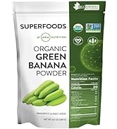 MRM Nutrition Organic Green Banana Powder | Superfoods | High-Fiber | Flour Alternative | Prebiot...