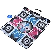 Ymiko Dance Pad, Non-Slip Durable Wear-Resistant Dancing Step Dance Mat Musical Play Mat Pad Danc...