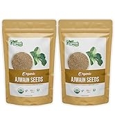 Organic Zing's Organic Ajwain Seeds | 100% Adulterant Free and Without Preservatives | Natural an...