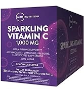 MRM Nutrition Sparkling Vitamin C 1000mg | with Vitamin D + zinc + prebiotics| Lemonade Flavored ...